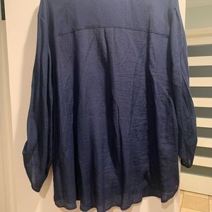 Navy blouse. Perfect.